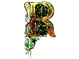 Decorative letter R